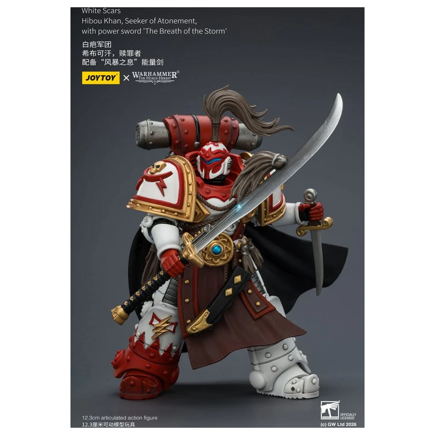 Warhammer The Horus Heresy Action Figure White Scars Hibou Khan, Seeker of Atonement 12 cm zdjęcie produktu