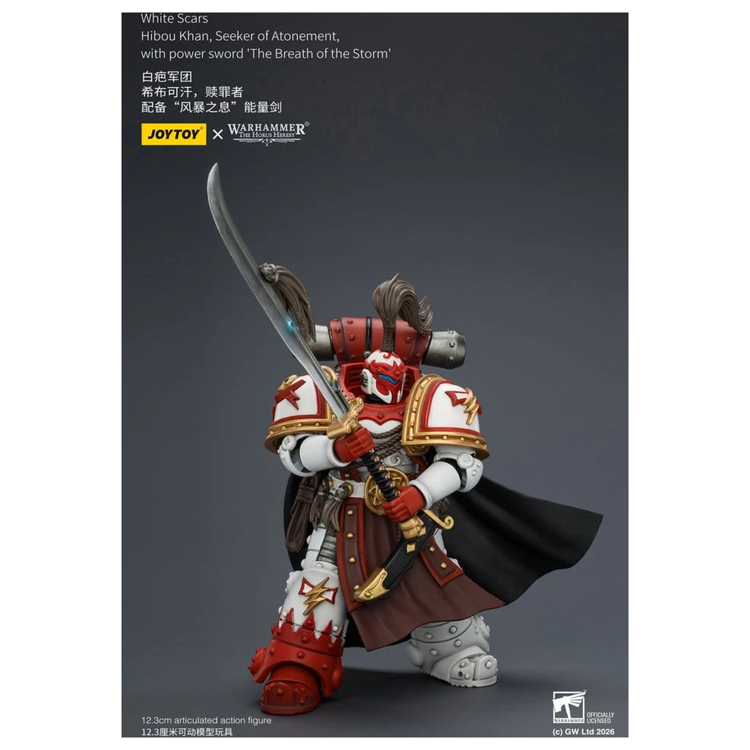 Warhammer The Horus Heresy Action Figure White Scars Hibou Khan, Seeker of Atonement 12 cm zdjęcie produktu