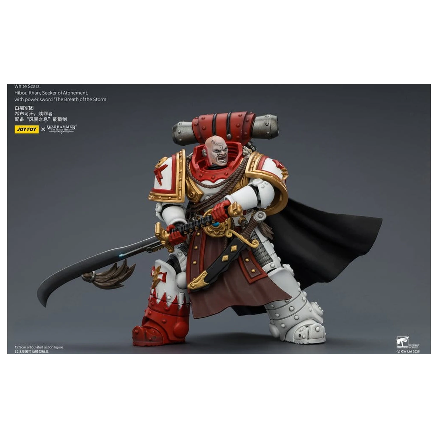 Warhammer The Horus Heresy Action Figure White Scars Hibou Khan, Seeker of Atonement 12 cm zdjęcie produktu