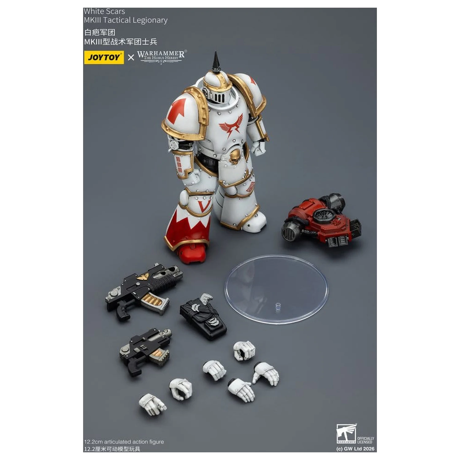 Warhammer The Horus Heresy figurka akcji White Scars MKIll Tactical Legionary 12 cm zdjęcie produktu