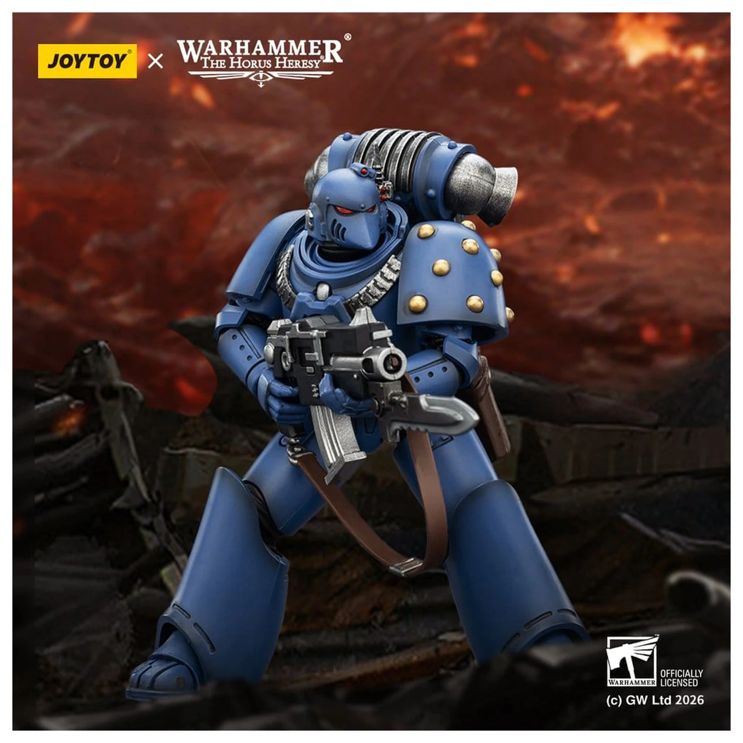 Warhammer The Horus Heresy Figurka Akcji Ultramarines MKVI Tactical Legionary 12 cm zdjęcie produktu