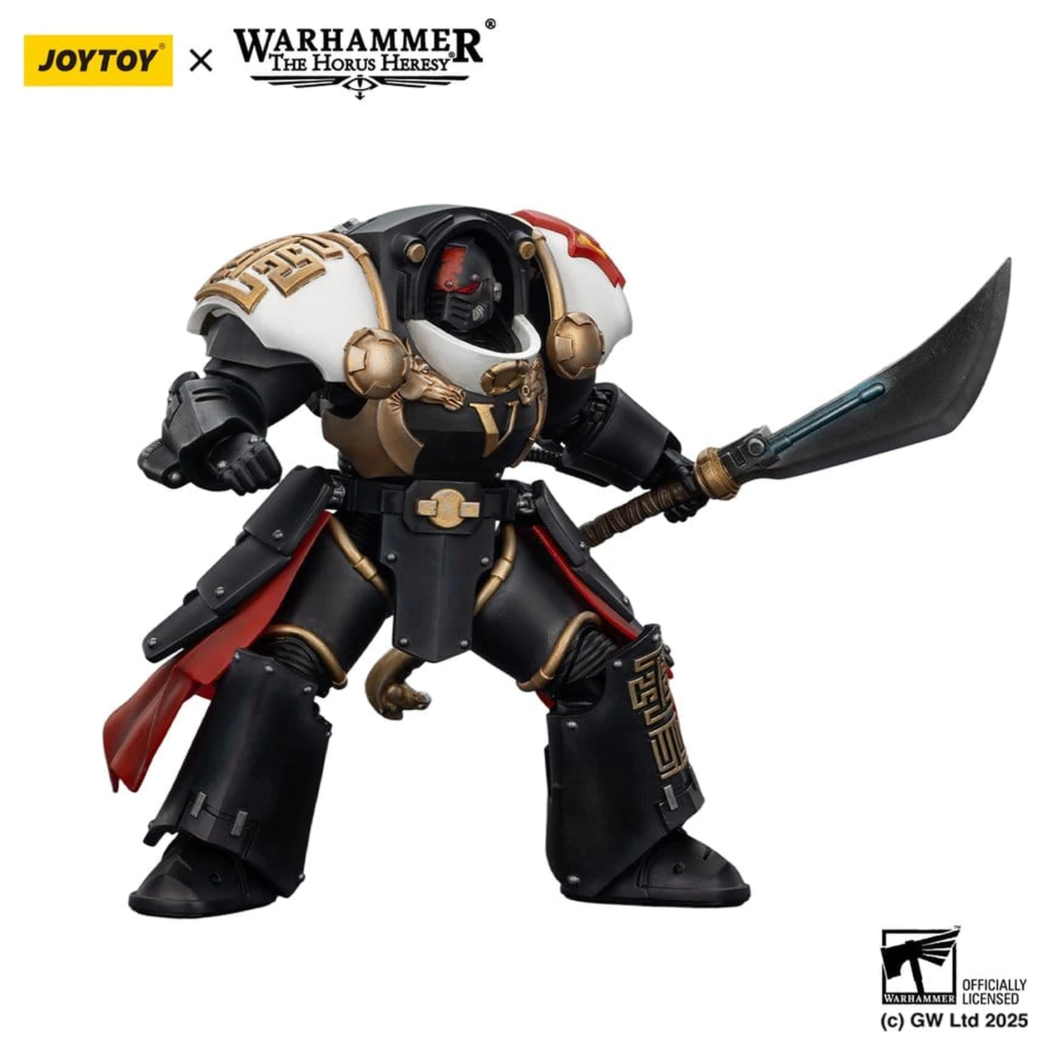 Warhammer The Horus Heresy figurka akcji White Scars Ebon Keshig Terminator 1 z Power Glaive 13 cm zdjęcie produktu