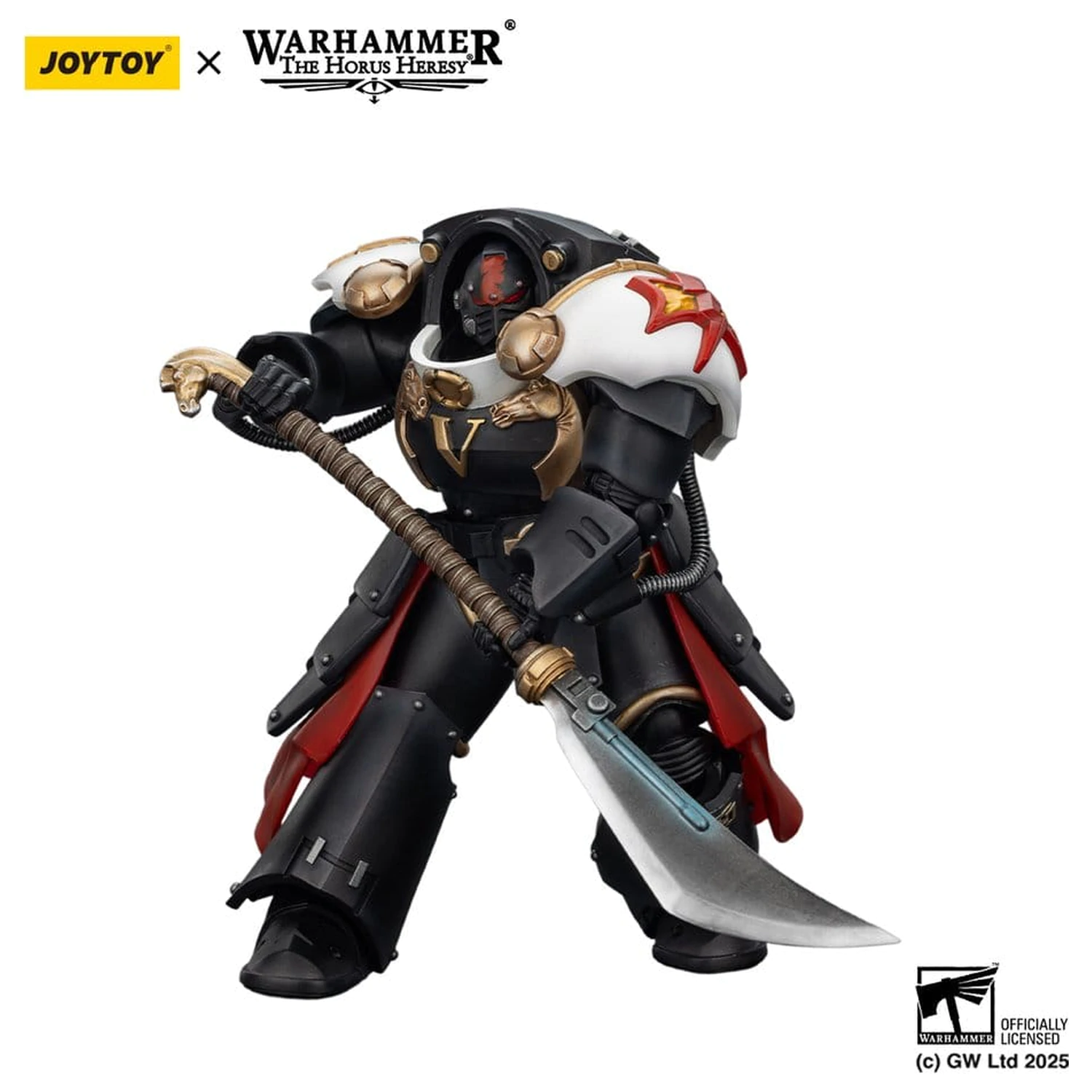 Warhammer The Horus Heresy figurka akcji White Scars Ebon Keshig Terminator 1 z Power Glaive 13 cm zdjęcie produktu