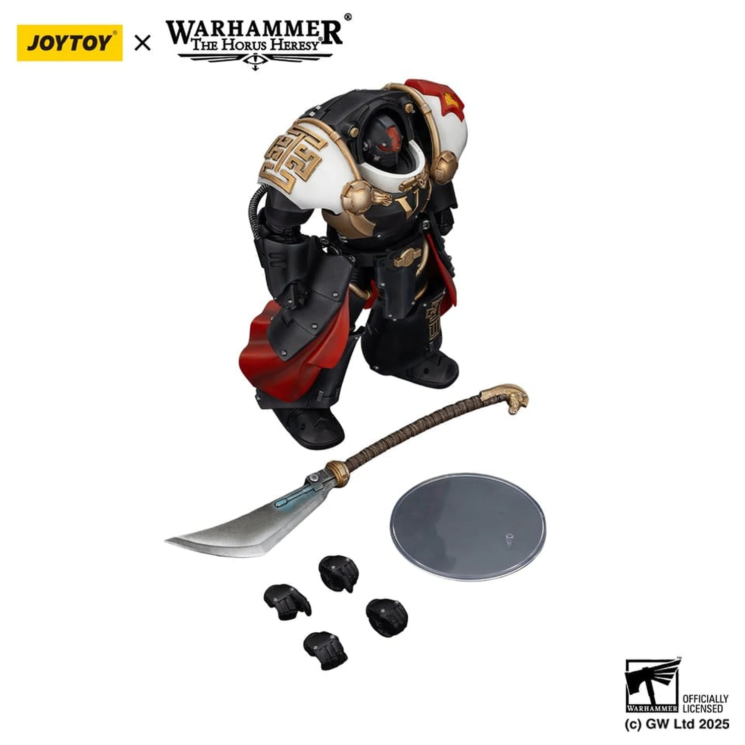 Warhammer The Horus Heresy figurka akcji White Scars Ebon Keshig Terminator 1 z Power Glaive 13 cm zdjęcie produktu
