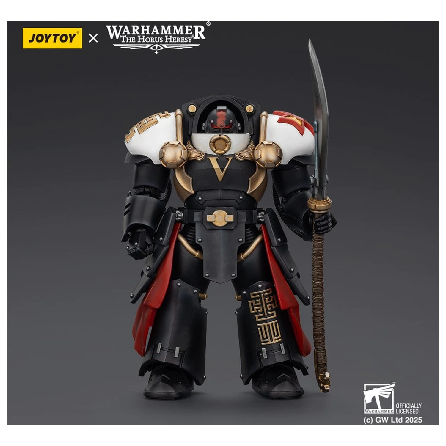 Warhammer The Horus Heresy figurka akcji White Scars Ebon Keshig Terminator 1 z Power Glaive 13 cm zdjęcie produktu