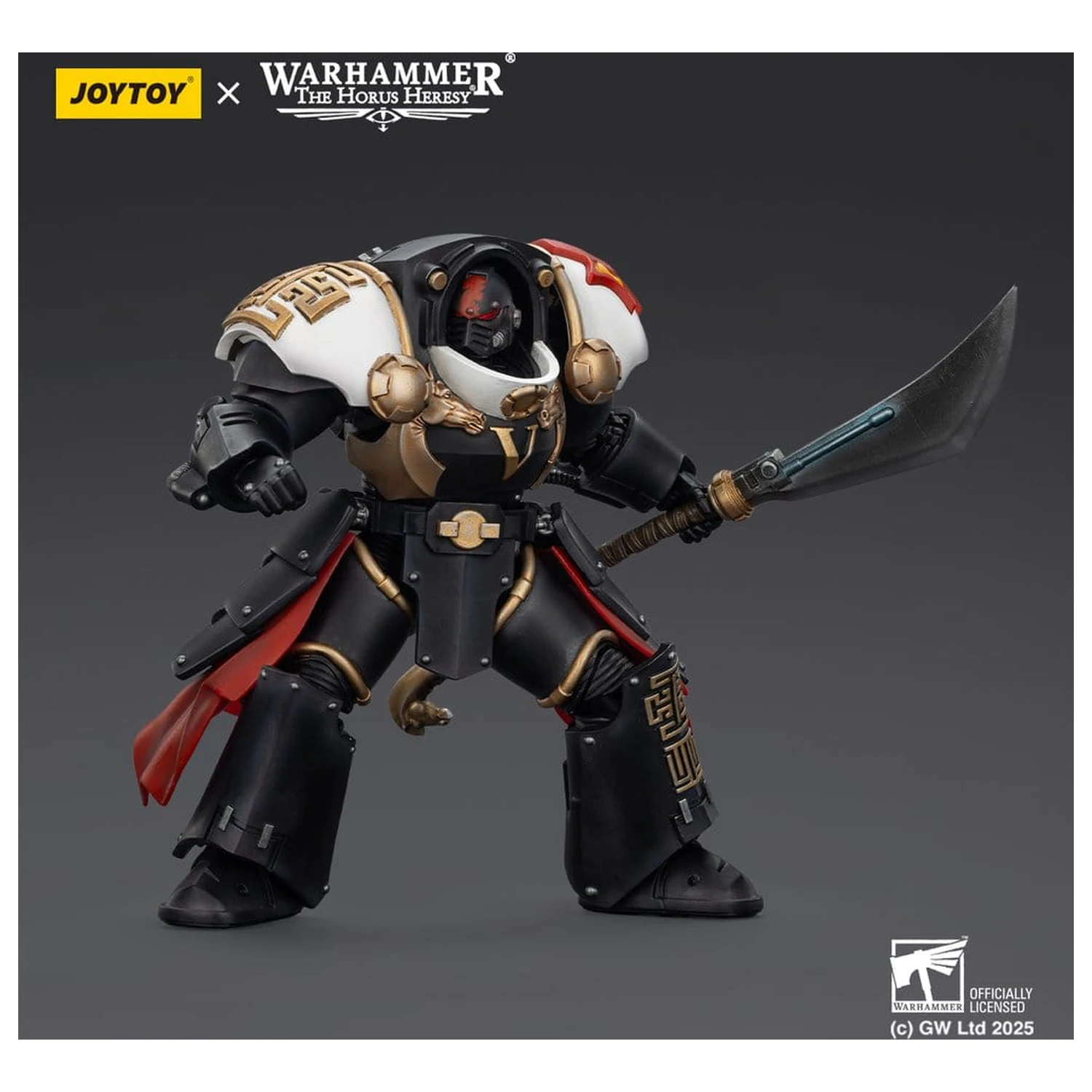 Warhammer The Horus Heresy figurka akcji White Scars Ebon Keshig Terminator 1 z Power Glaive 13 cm zdjęcie produktu