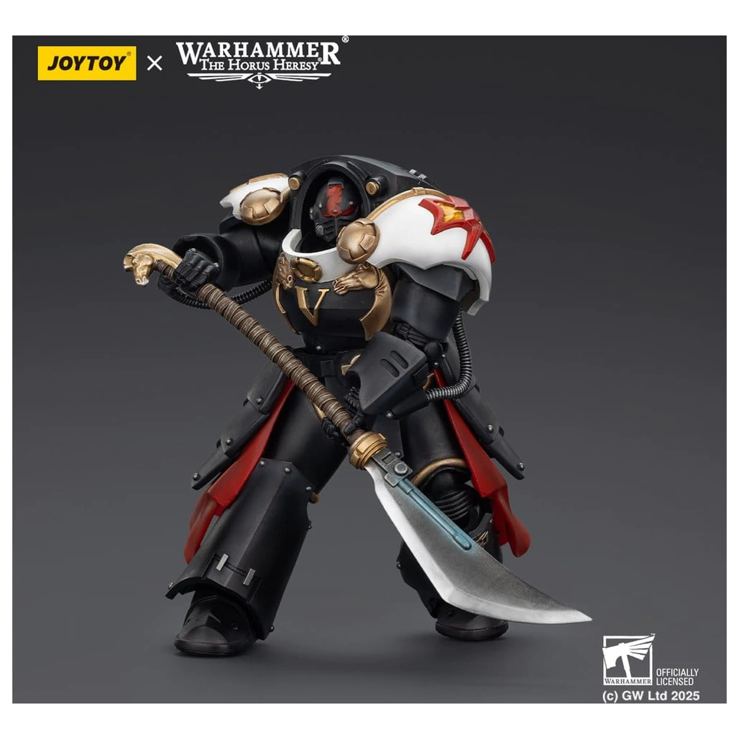 Warhammer The Horus Heresy figurka akcji White Scars Ebon Keshig Terminator 1 z Power Glaive 13 cm zdjęcie produktu