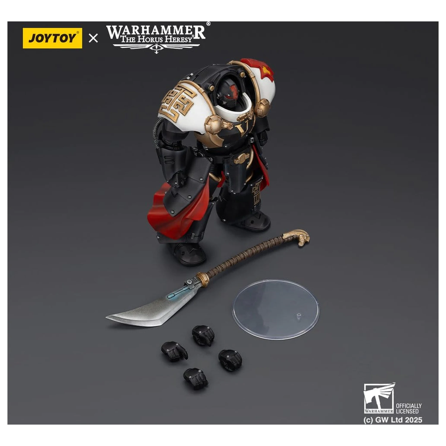 Warhammer The Horus Heresy figurka akcji White Scars Ebon Keshig Terminator 1 z Power Glaive 13 cm zdjęcie produktu