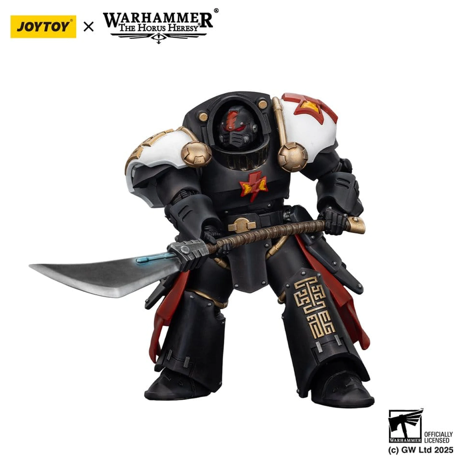 Warhammer The Horus Heresy figurka akcji White Scars Ebon Keshig Terminator 2 z Power Glaive 13 cm zdjęcie produktu