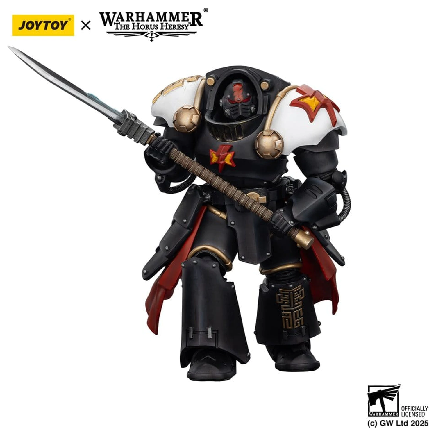 Warhammer The Horus Heresy figurka akcji White Scars Ebon Keshig Terminator 2 z Power Glaive 13 cm zdjęcie produktu