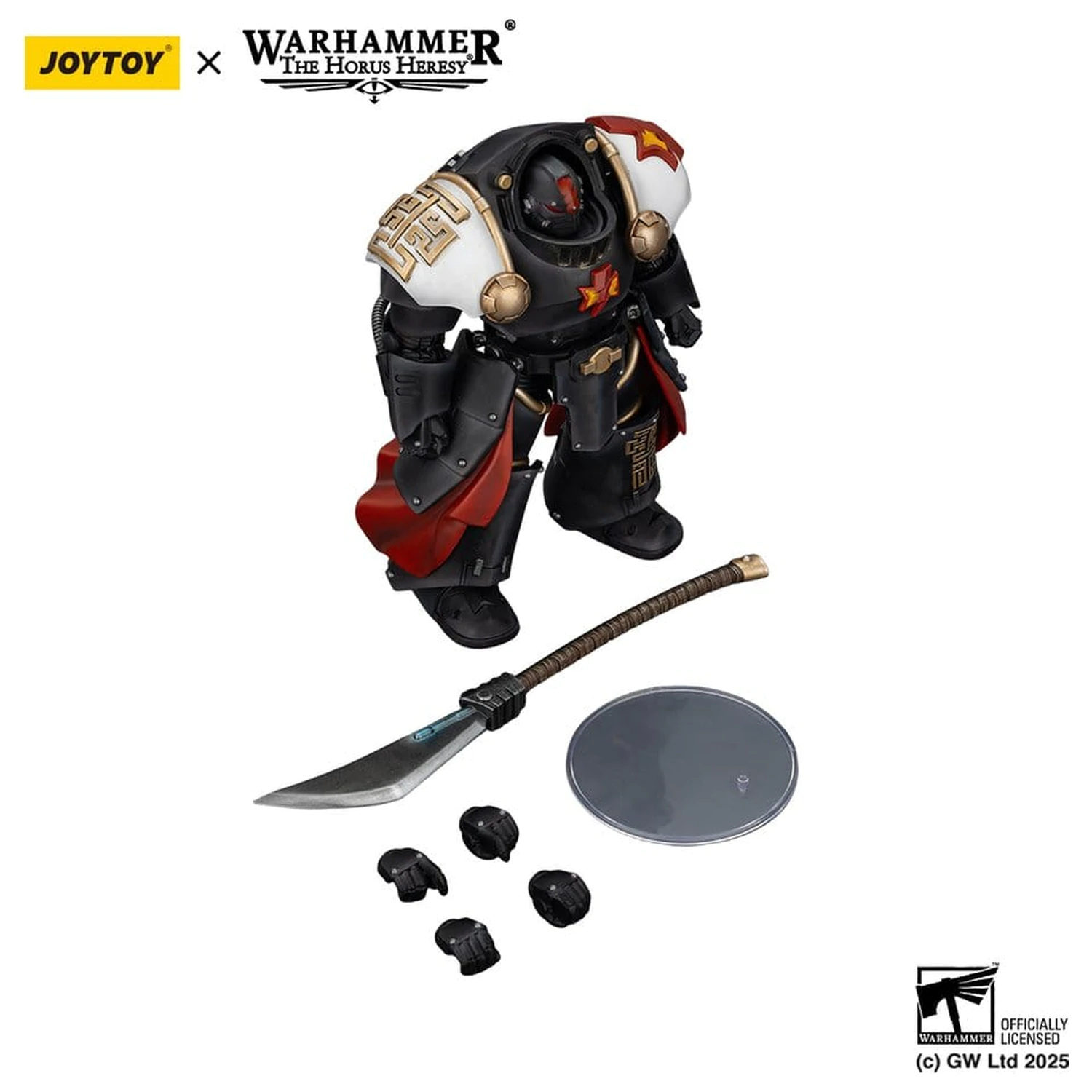 Warhammer The Horus Heresy figurka akcji White Scars Ebon Keshig Terminator 2 z Power Glaive 13 cm zdjęcie produktu