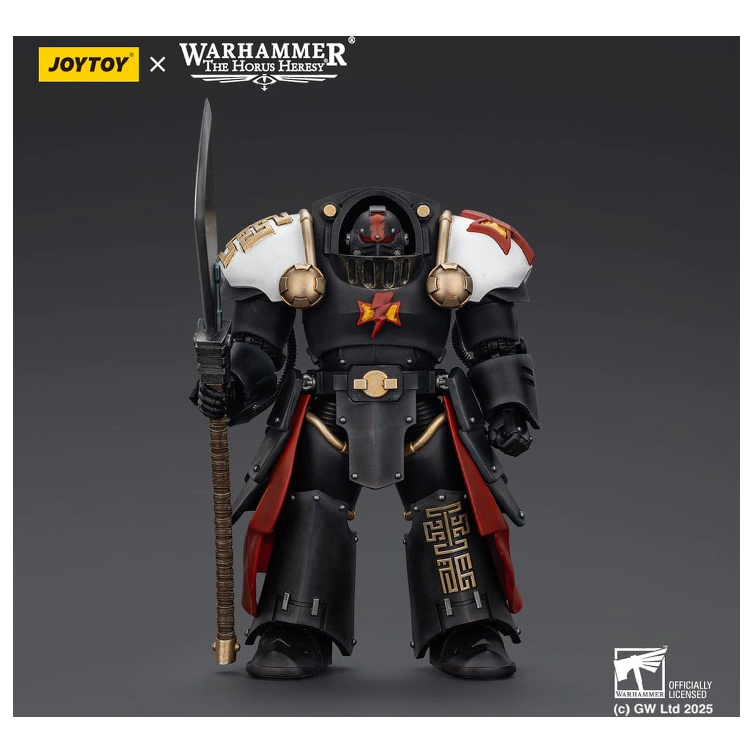 Warhammer The Horus Heresy figurka akcji White Scars Ebon Keshig Terminator 2 z Power Glaive 13 cm zdjęcie produktu