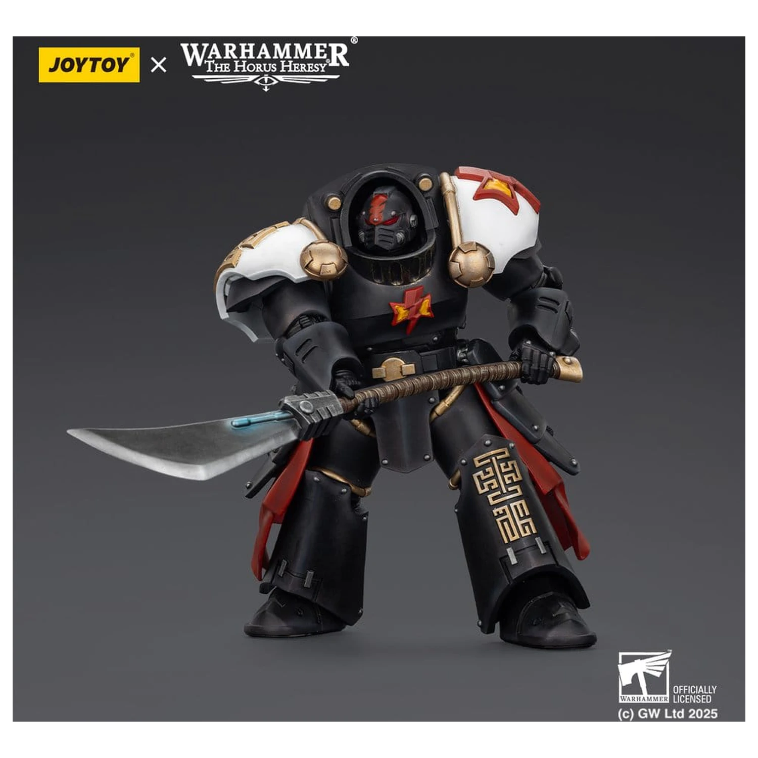 Warhammer The Horus Heresy figurka akcji White Scars Ebon Keshig Terminator 2 z Power Glaive 13 cm zdjęcie produktu