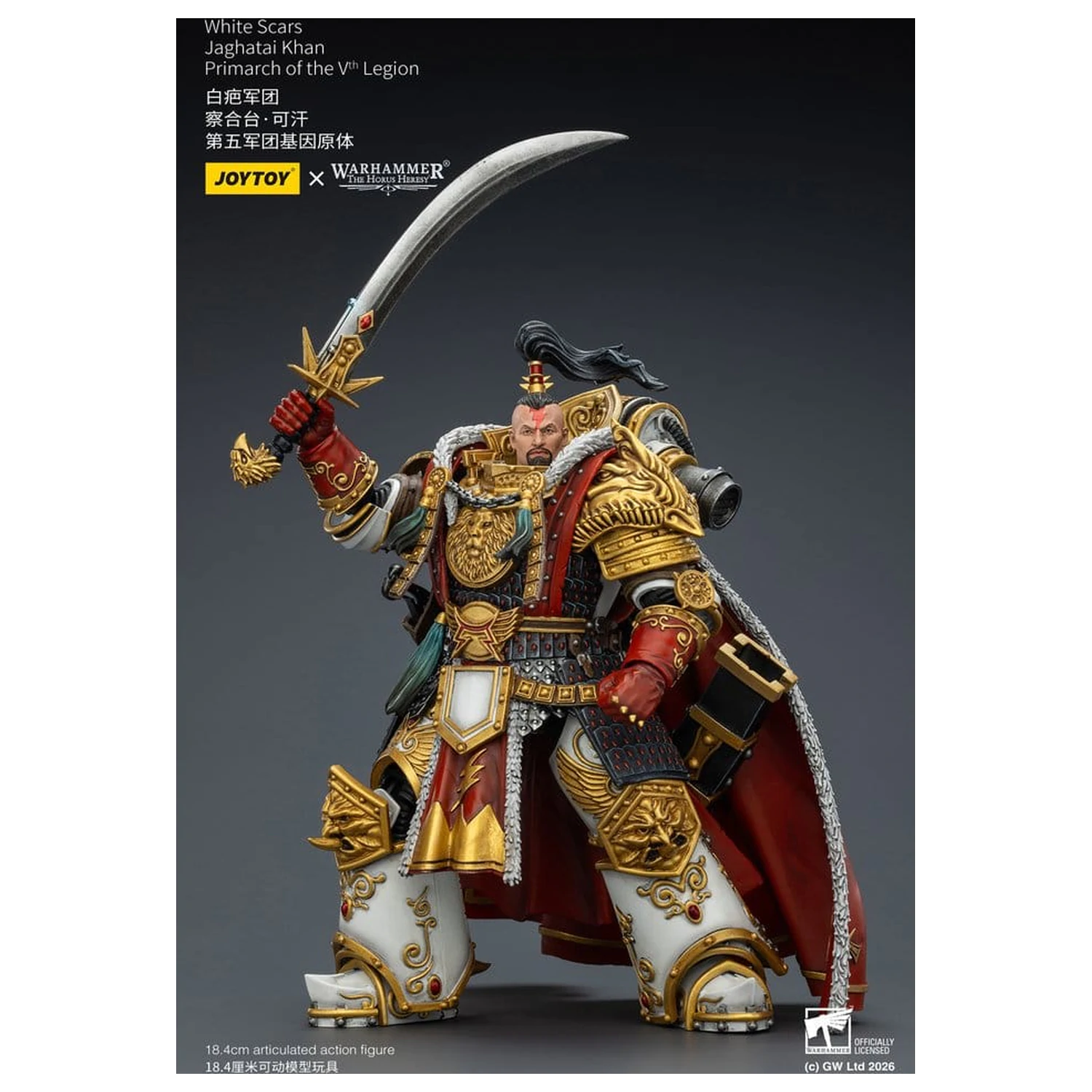 Warhammer The Horus Heresy Action Figure White Scars Jaghatai Khan Primarch of the Vth Legion 19 cm zdjęcie produktu