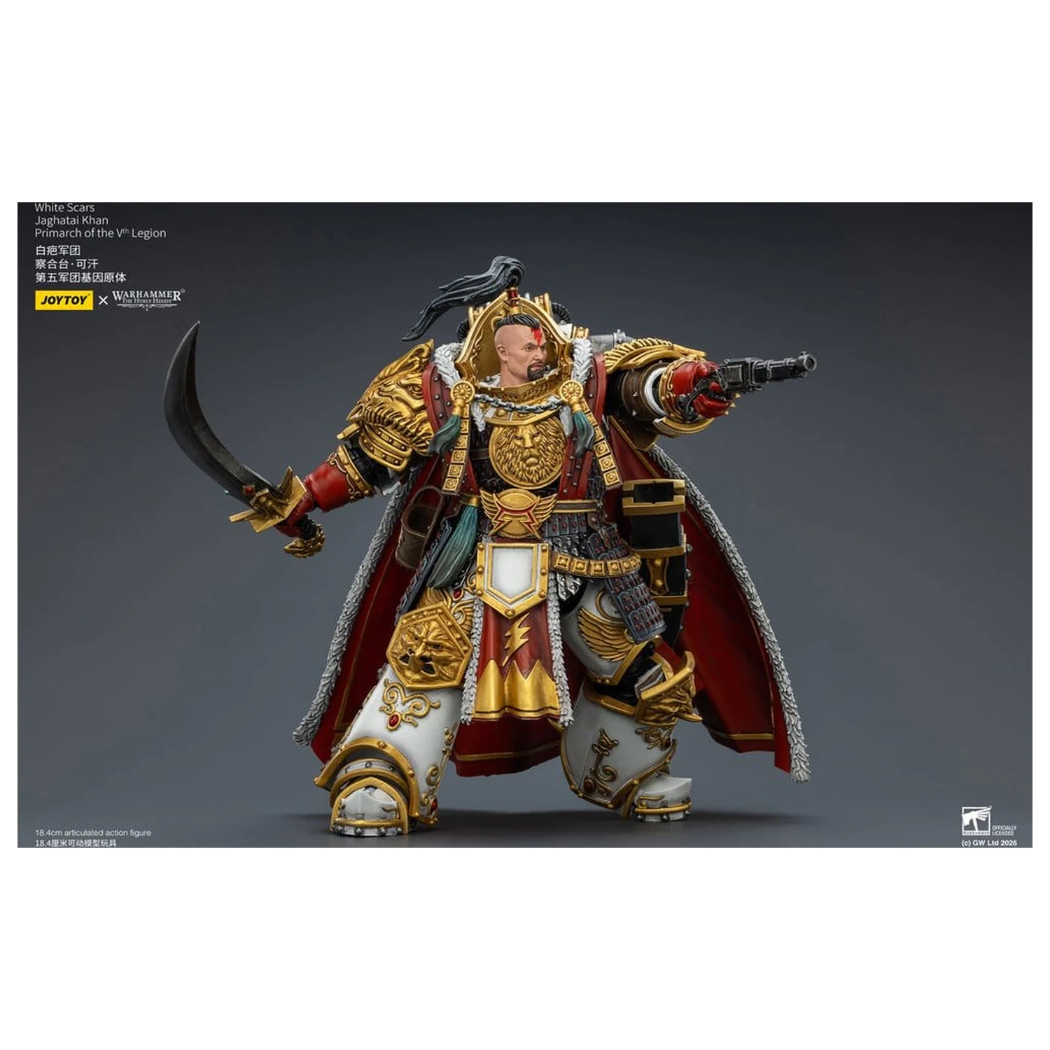 Warhammer The Horus Heresy Action Figure White Scars Jaghatai Khan Primarch of the Vth Legion 19 cm zdjęcie produktu