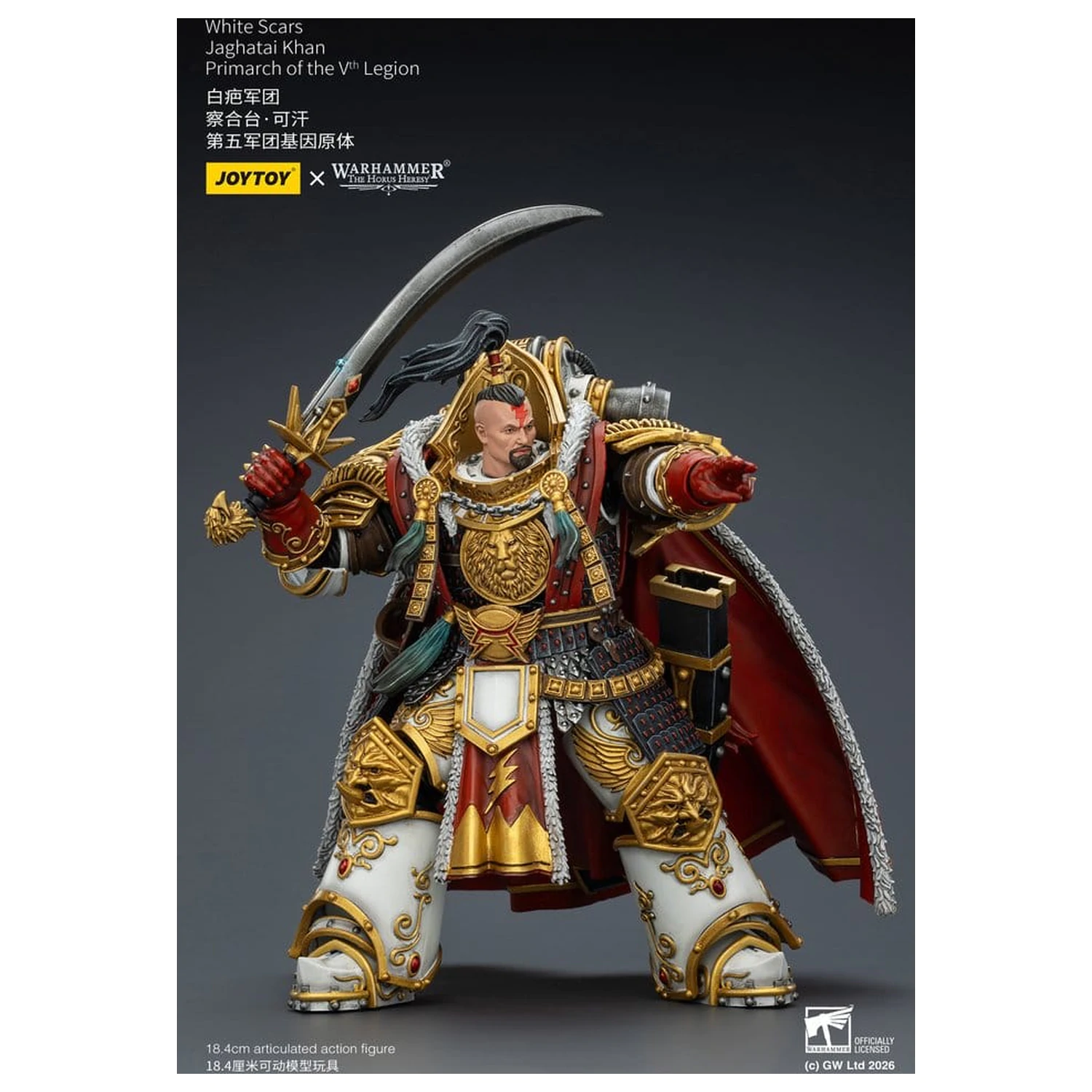 Warhammer The Horus Heresy Action Figure White Scars Jaghatai Khan Primarch of the Vth Legion 19 cm zdjęcie produktu