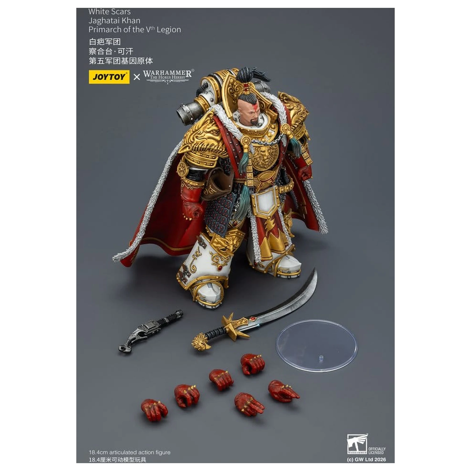 Warhammer The Horus Heresy Action Figure White Scars Jaghatai Khan Primarch of the Vth Legion 19 cm zdjęcie produktu
