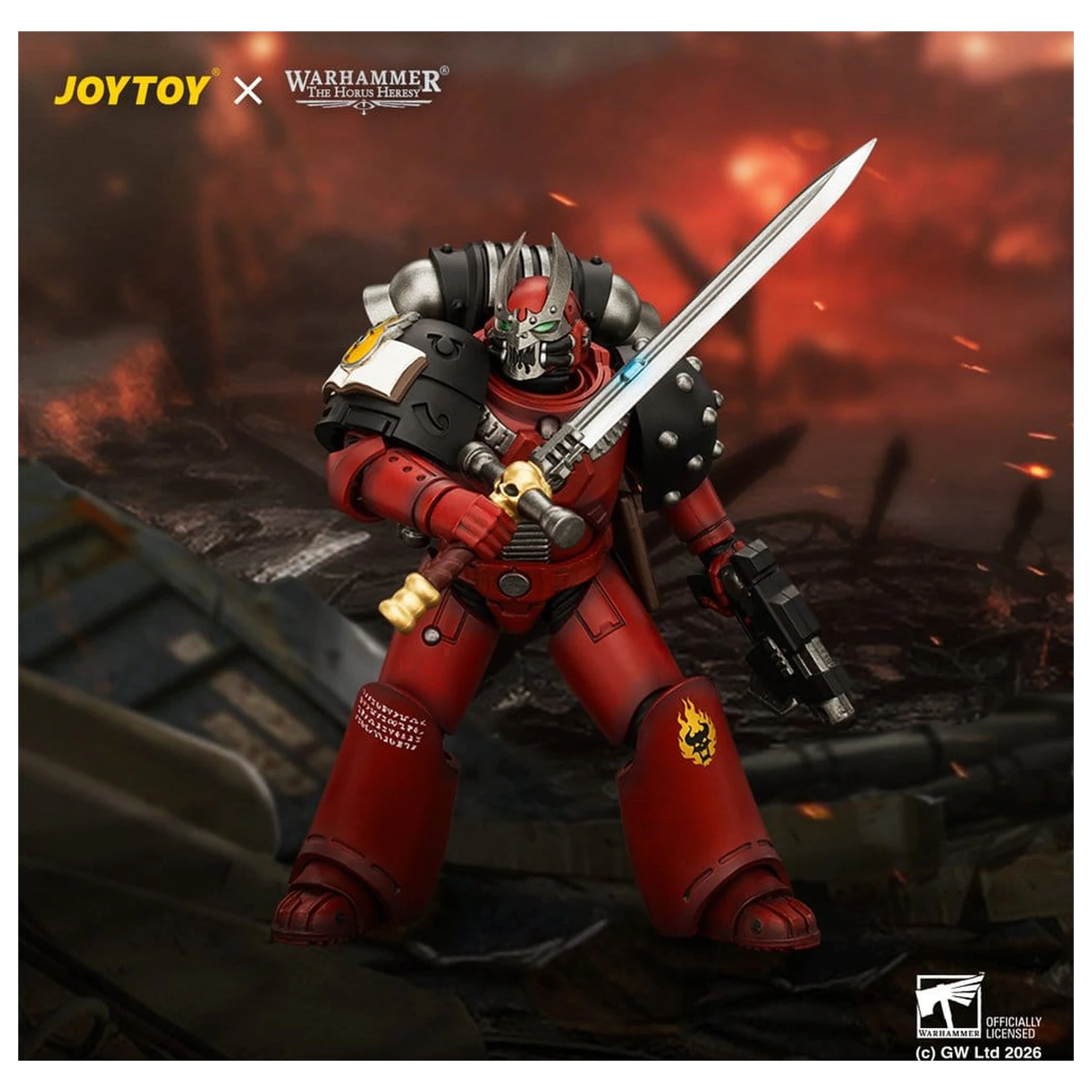 Warhammer The Horus Heresy Word Bearers figura MkVI Tactical Sergeant 12 cm zdjęcie produktu