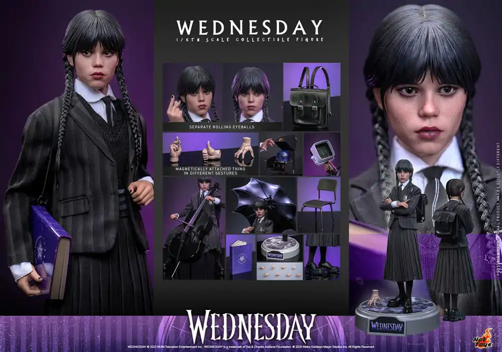 Wednesday Action Figure 1/6 Wednesday 27 cm zdjęcie produktu