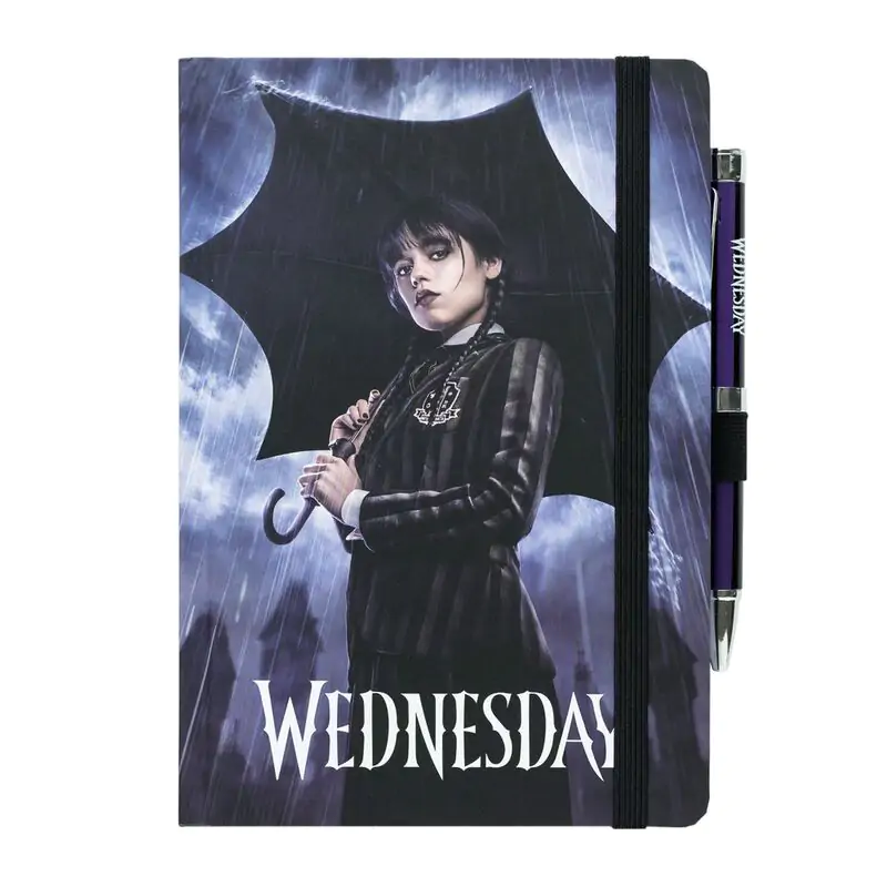 Notatnik premium A5 Wednesday Addams + długopis z projektorem zdjęcie produktu