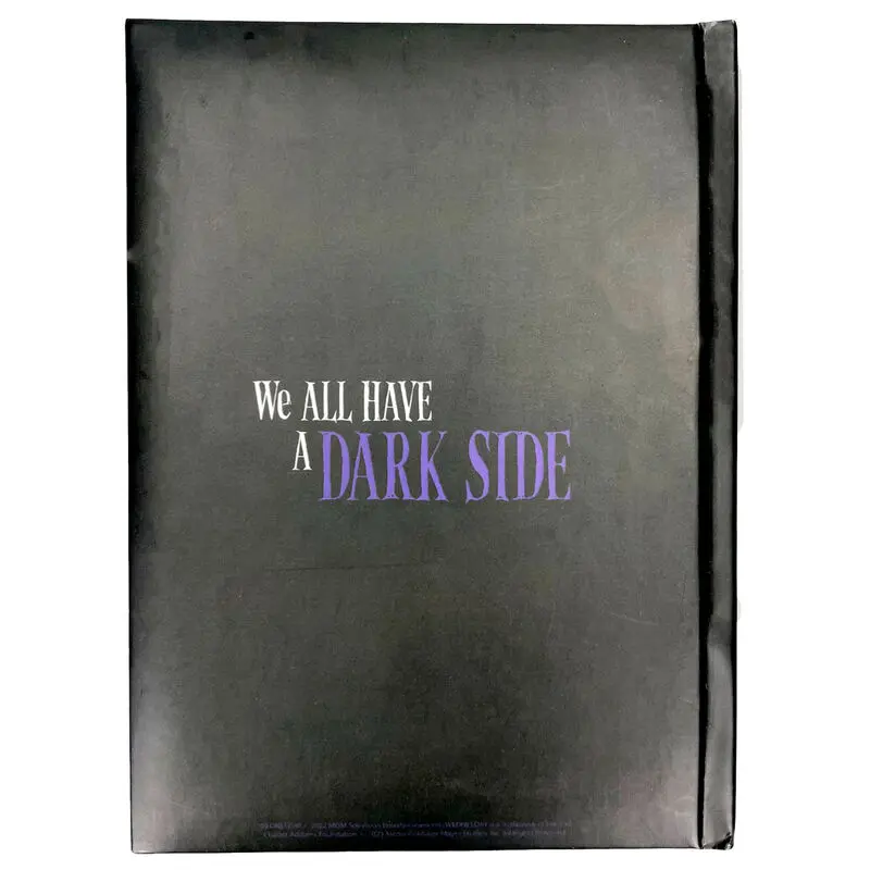 Notatnik A5 Wednesday Dark Side z Lampką zdjęcie produktu
