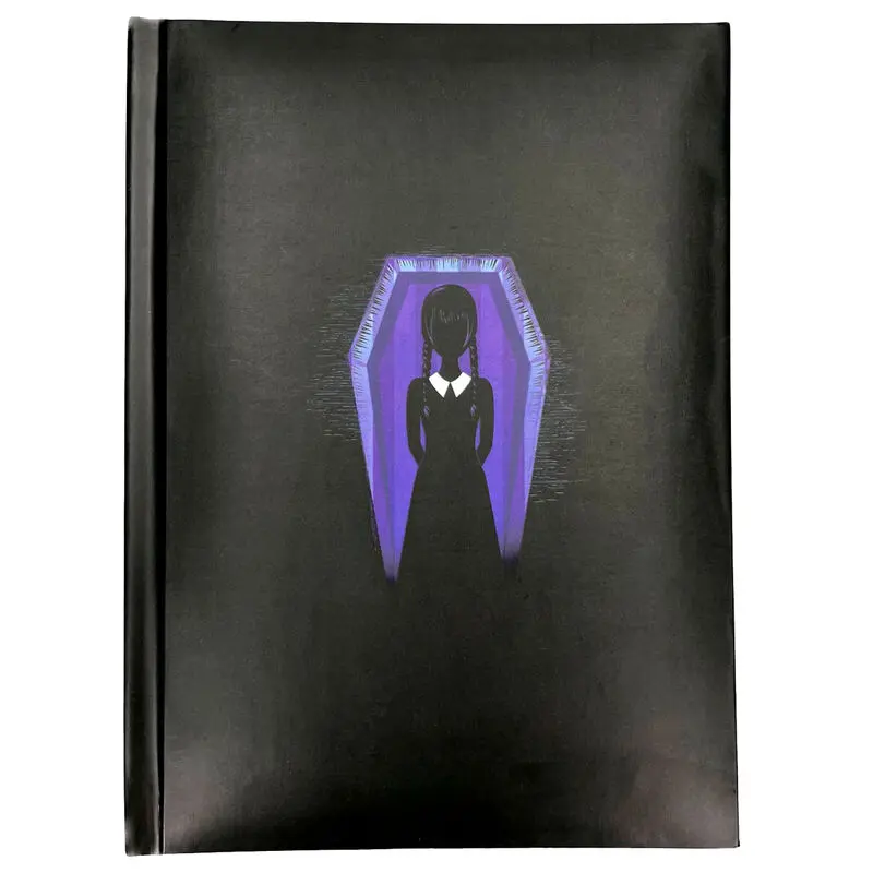 Notatnik A5 Wednesday Dark Side z Lampką zdjęcie produktu