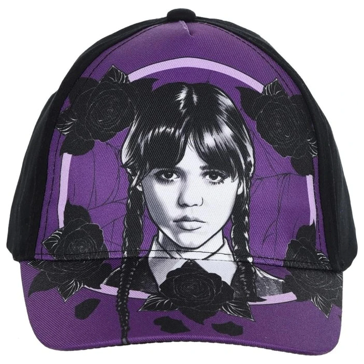 Wednesday Dark Vibes czarna dziecięca czapka bejsbolowa 52 cm zdjęcie produktu