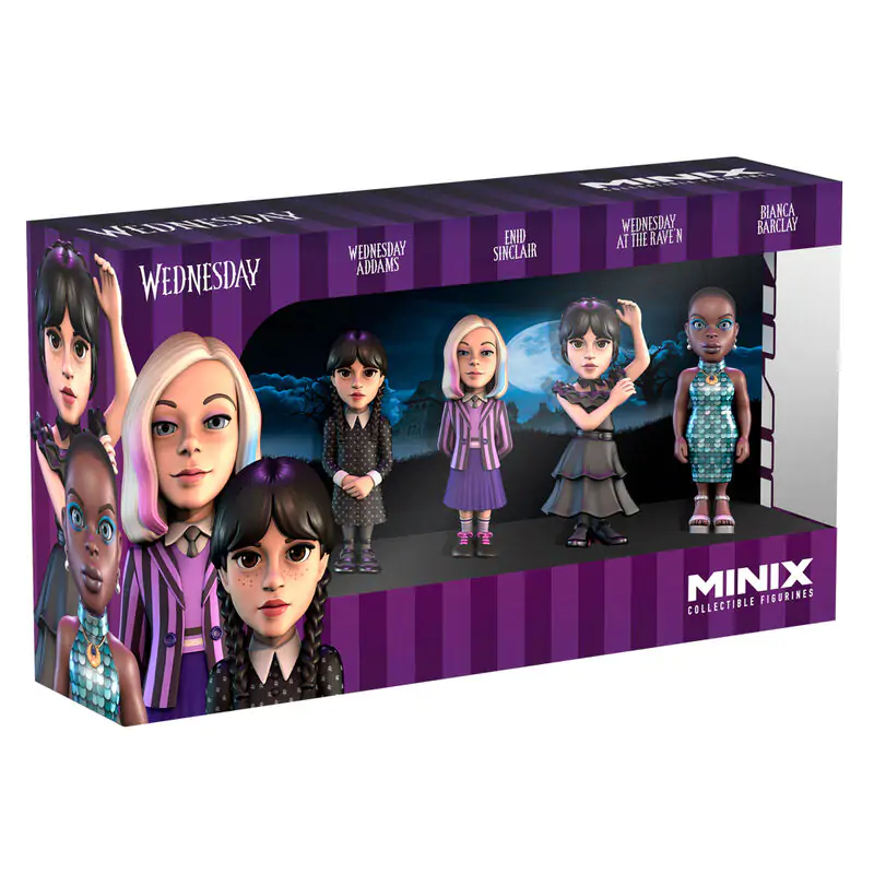 Wednesday Minix pack 4 figurki 7 cm zdjęcie produktu