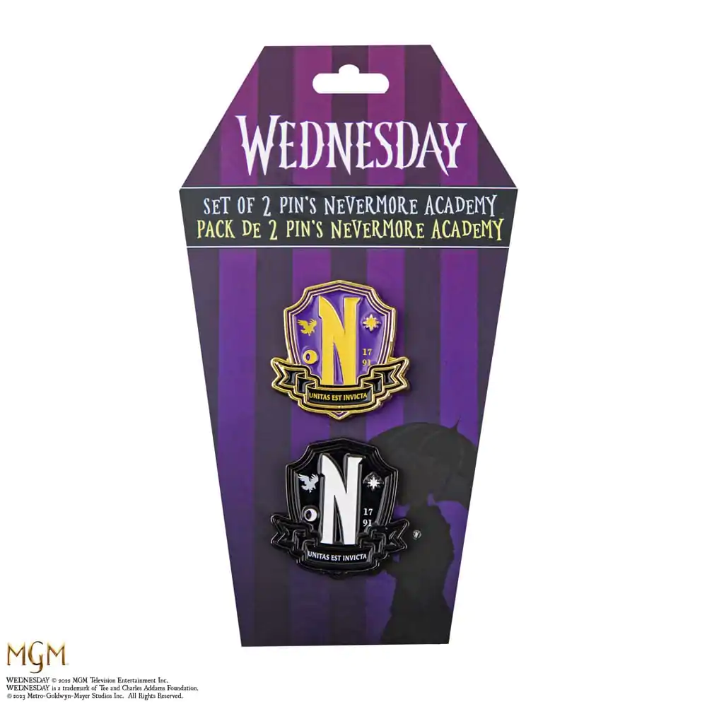 Wednesday 2 szt. Pinów Akademia Nevermore zdjęcie produktu