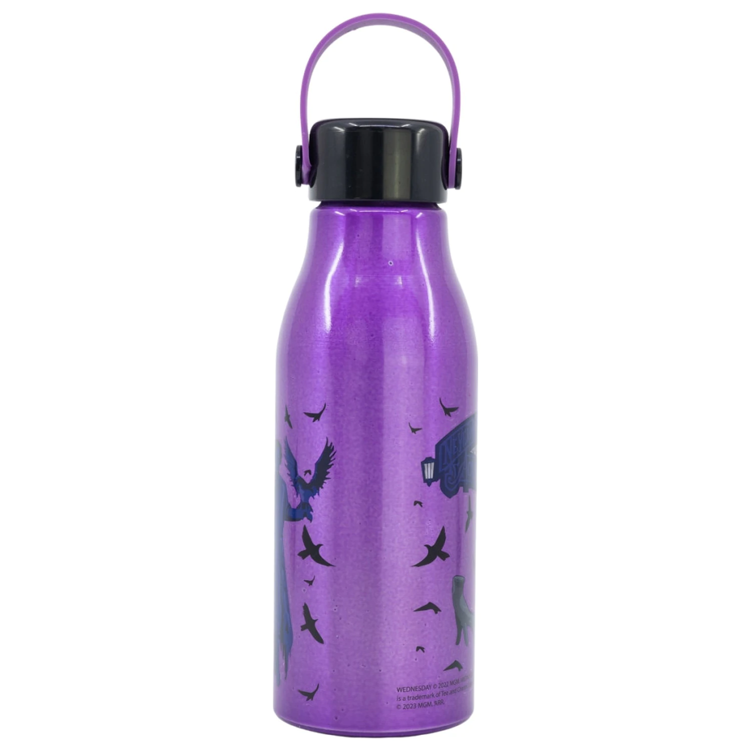 Wednesday Nevermore Butelka na wodę Flexi Aluminum z zakrętką i uchwytem 760 ml zdjęcie produktu