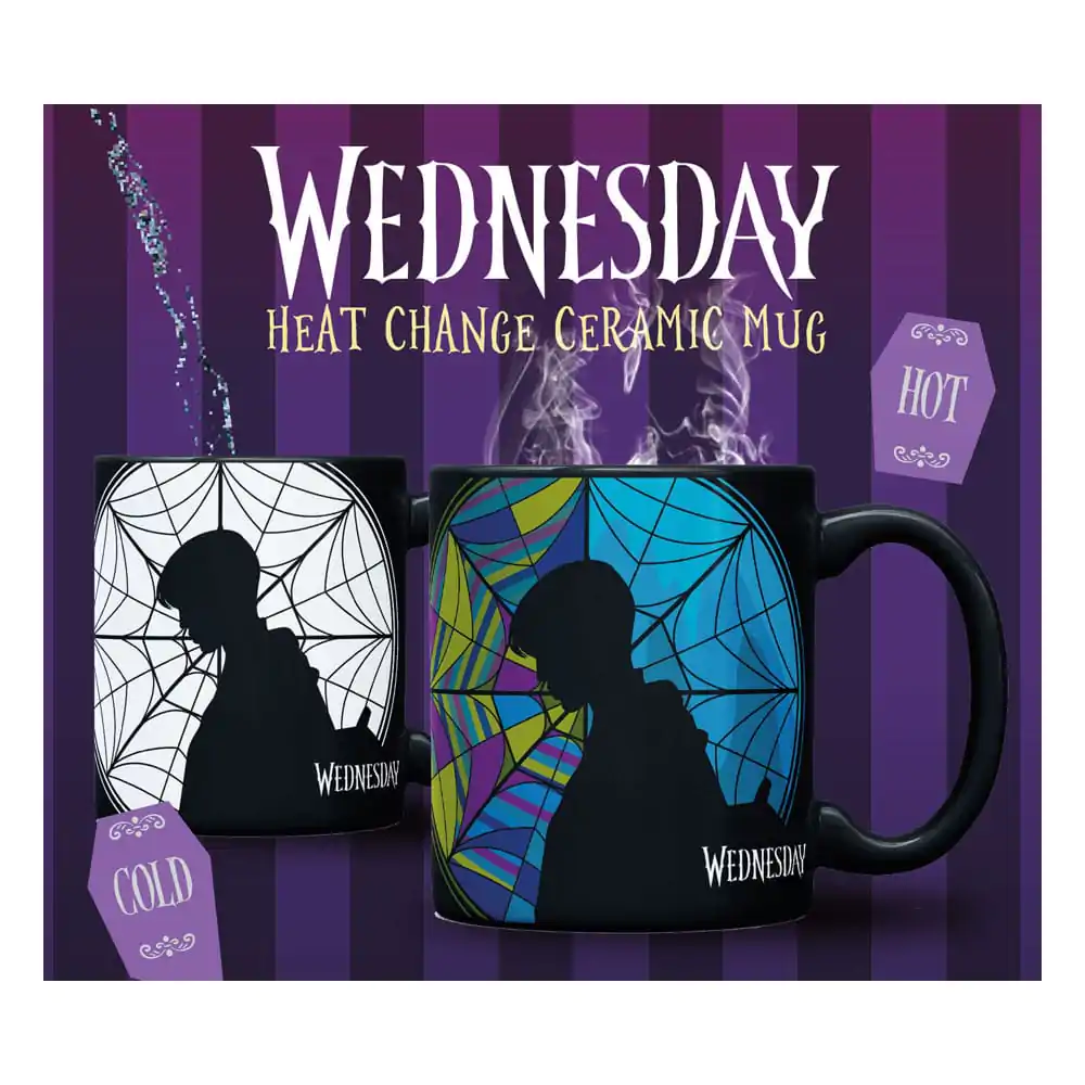 Wednesday Heat Change Mug Ophelia Window 330 ml - Kubek zmieniający kolor pod wpływem ciepła zdjęcie produktu