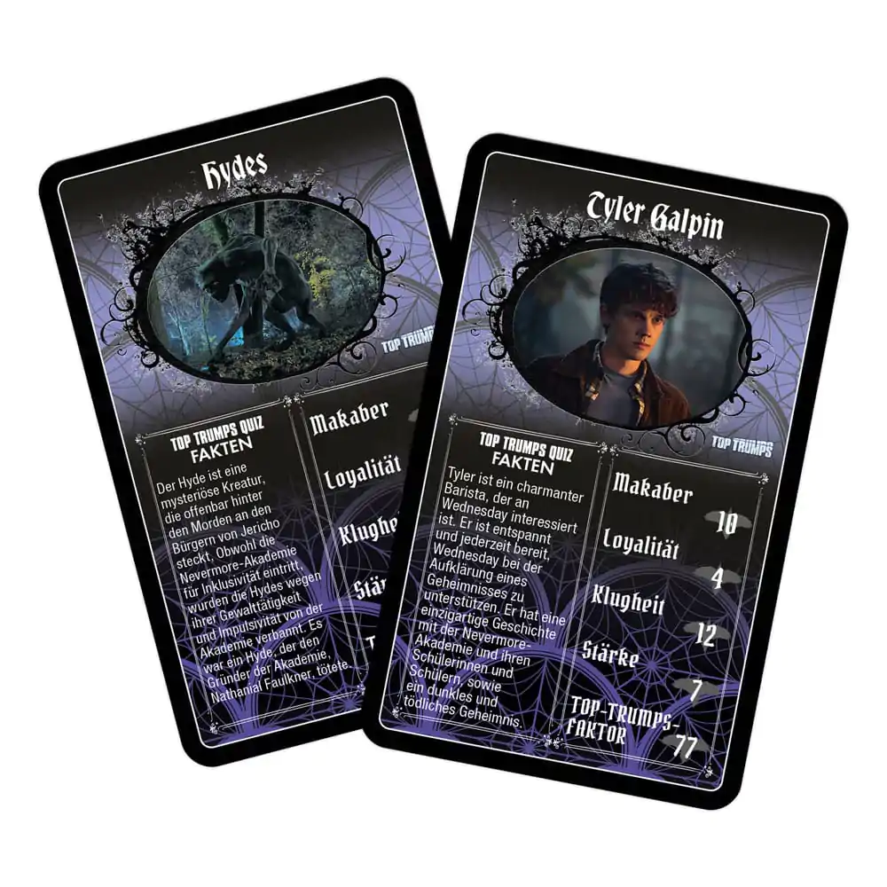 Wednesday Card Game Top Trumps *German Version* - Gra Karciana zdjęcie produktu