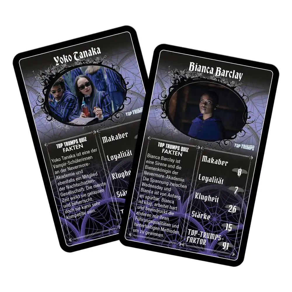 Wednesday Card Game Top Trumps *German Version* - Gra Karciana zdjęcie produktu