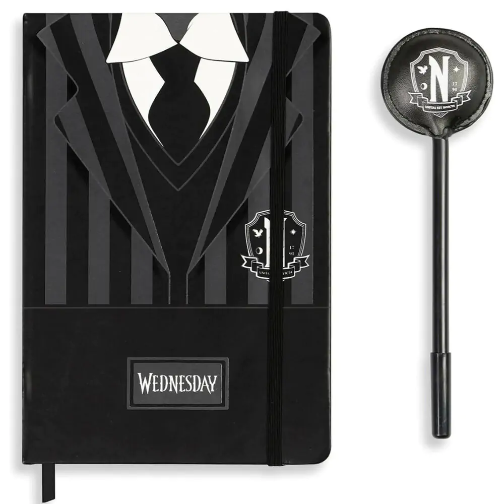 "Wednesday Uniform diary + zestaw długopisów" zdjęcie produktu