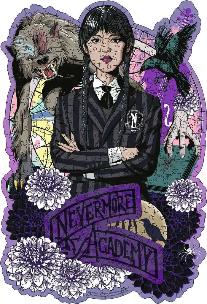 Wednesday DREWNIANE Puzzle Wednesday Addams (300 elementów) zdjęcie produktu