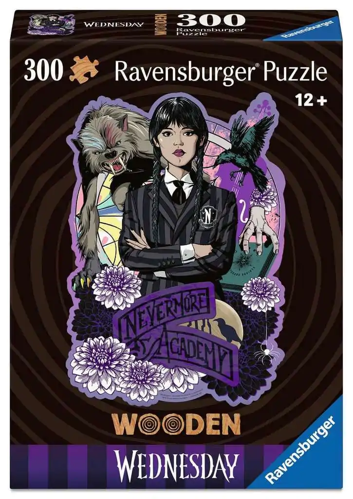Wednesday DREWNIANE Puzzle Wednesday Addams (300 elementów) zdjęcie produktu