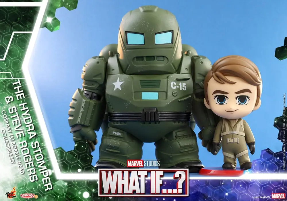 What If...? Cosbaby (S) Mini Figures Hydra Stomper & Steve Rogers Figurki 10 cm zdjęcie produktu
