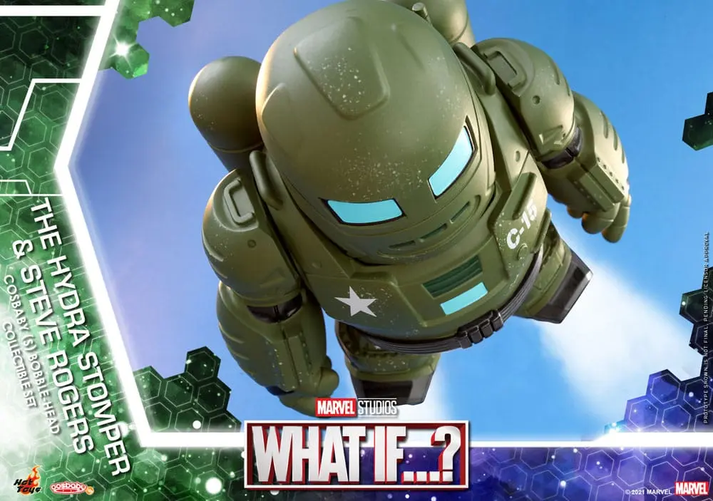 What If...? Cosbaby (S) Mini Figures Hydra Stomper & Steve Rogers Figurki 10 cm zdjęcie produktu