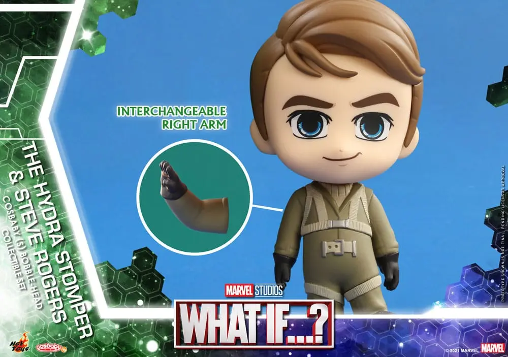 What If...? Cosbaby (S) Mini Figures Hydra Stomper & Steve Rogers Figurki 10 cm zdjęcie produktu