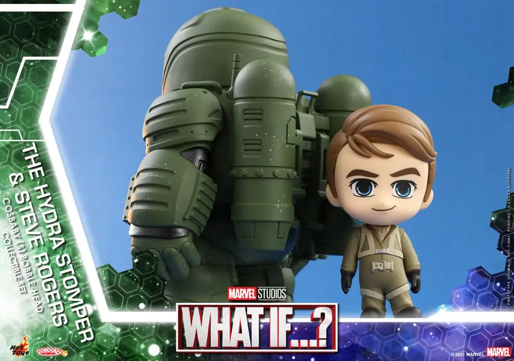 What If...? Cosbaby (S) Mini Figures Hydra Stomper & Steve Rogers Figurki 10 cm zdjęcie produktu