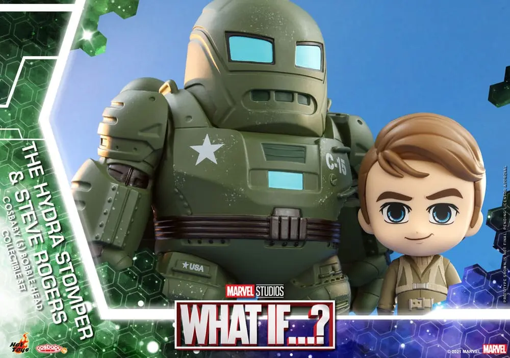 What If...? Cosbaby (S) Mini Figures Hydra Stomper & Steve Rogers Figurki 10 cm zdjęcie produktu