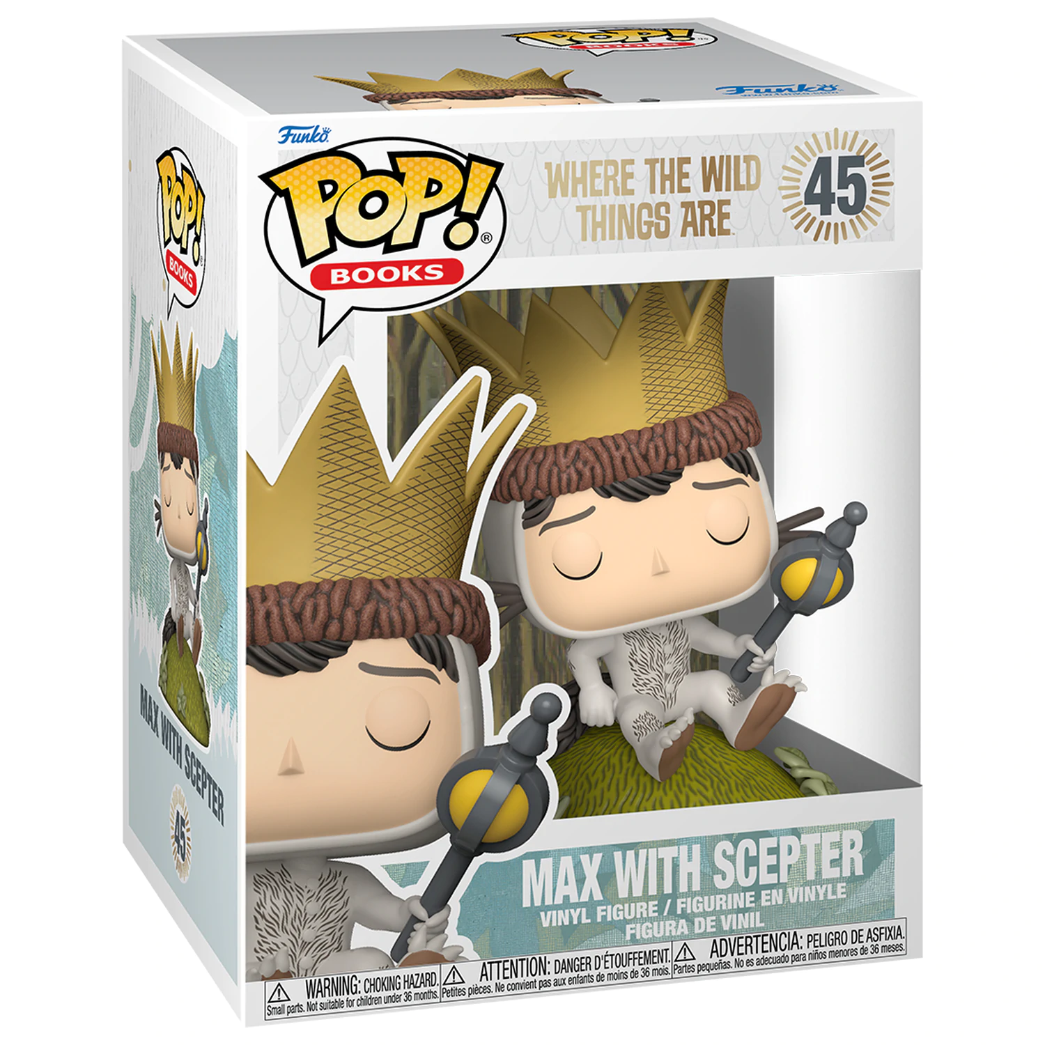 Gdzie mieszkają dzikie stwory Figurka Funko POP! Premium Winyl Max z Berłem 9 cm zdjęcie produktu
