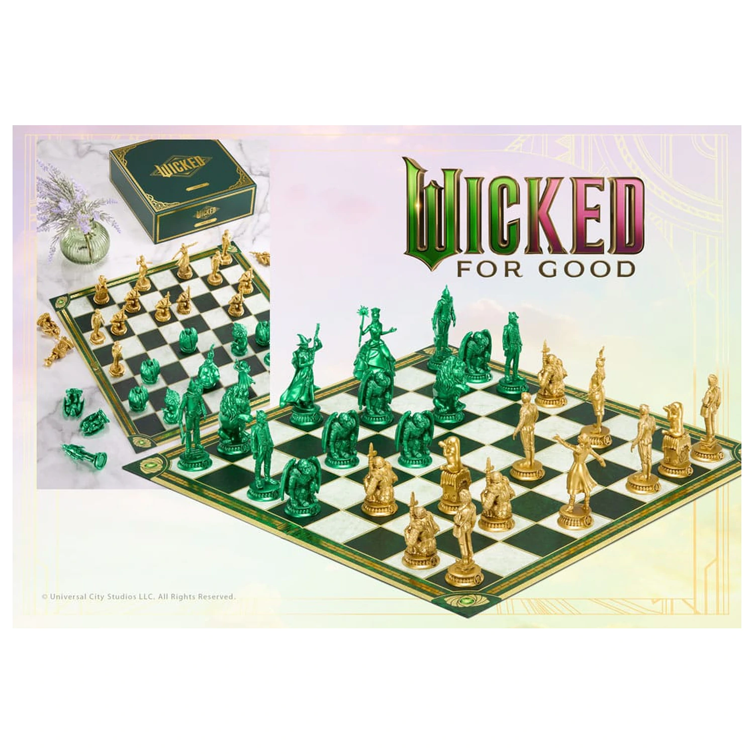 Wicked: For Good Zestaw szachowy Shiz vs. Emerald City zdjęcie produktu