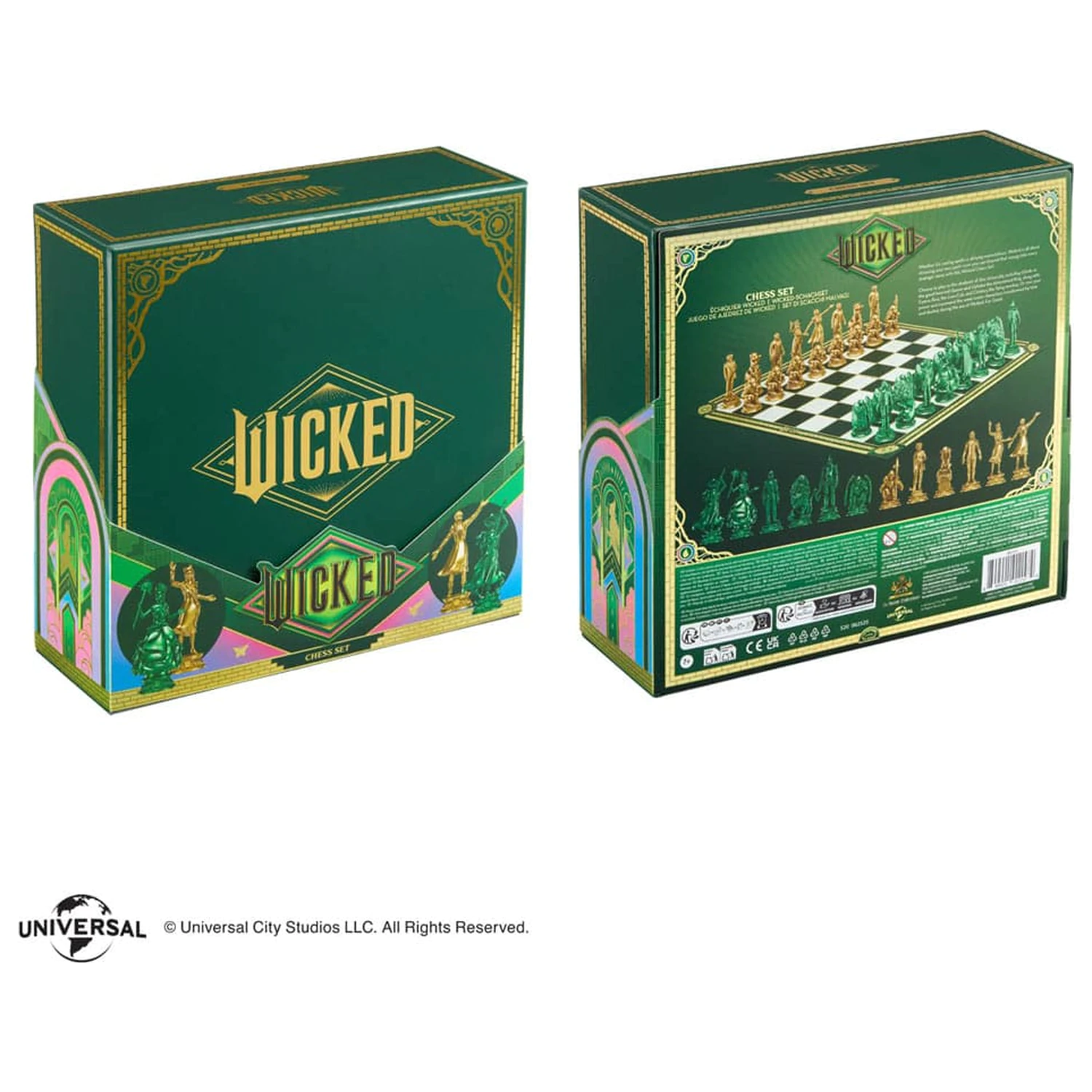 Wicked: For Good Zestaw szachowy Shiz vs. Emerald City zdjęcie produktu