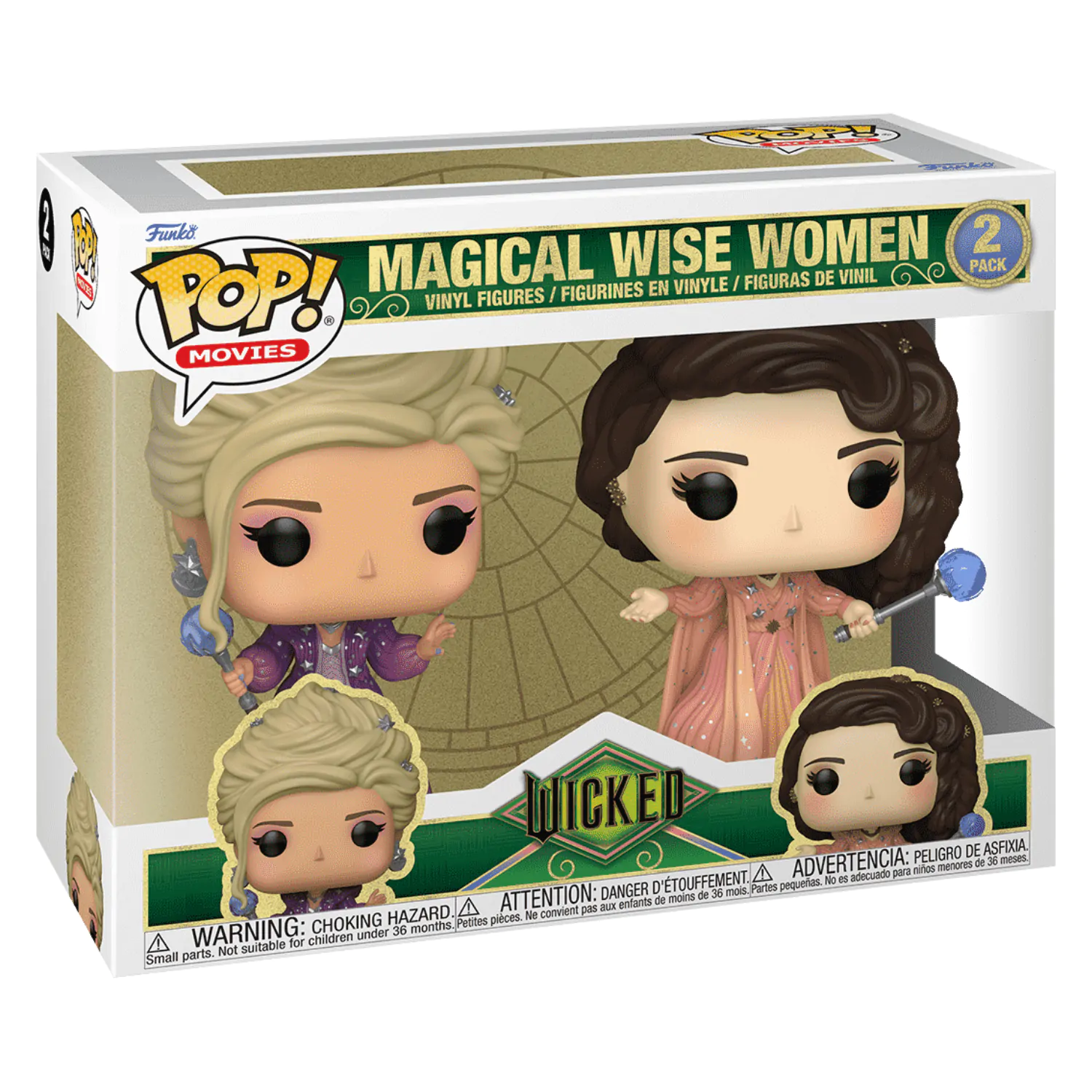 Wicked Funko POP! Television Figurki Vinyl 2-Pack Emerald City Players 9 cm zdjęcie produktu