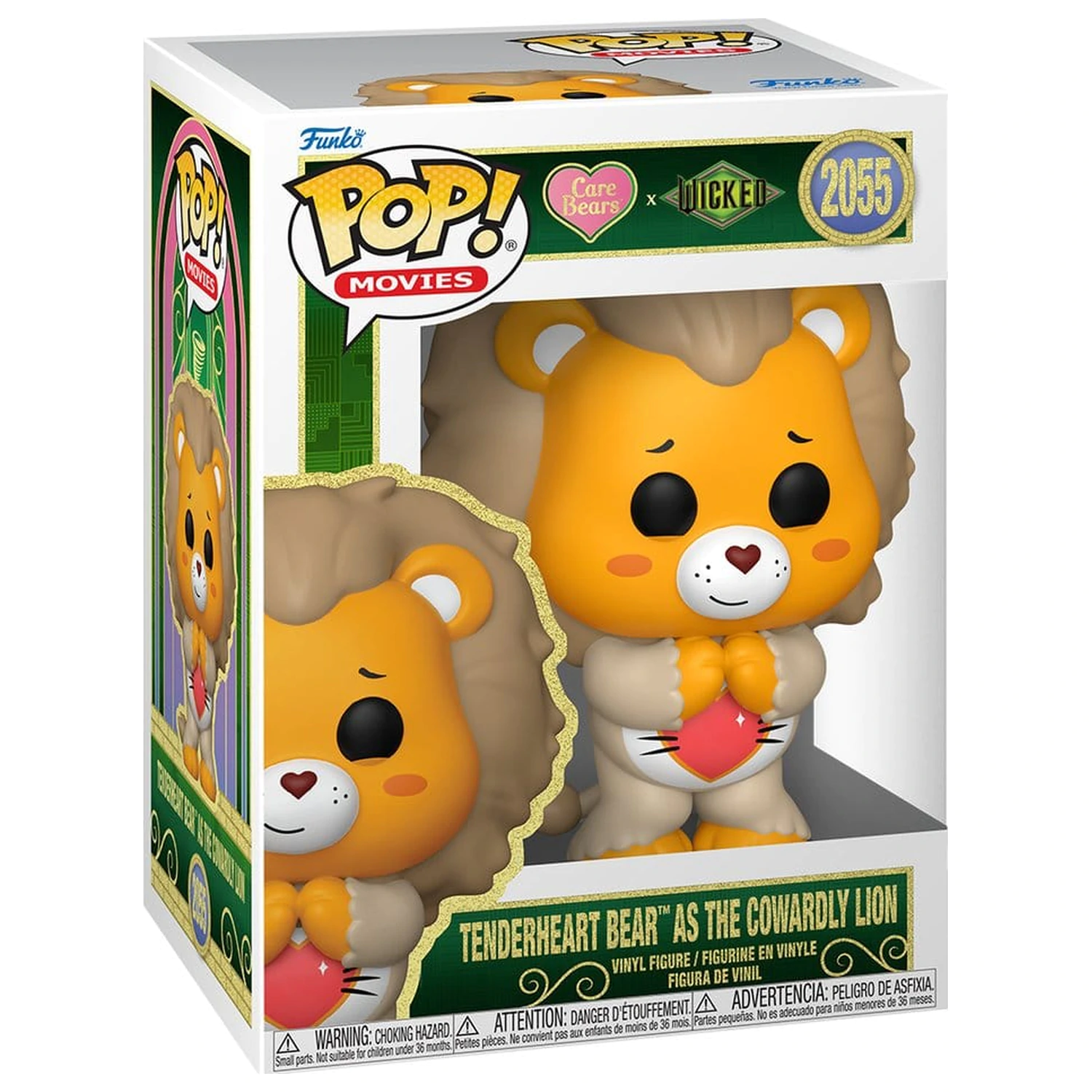 Wicked x Care Bears Funko POP! Winylu Figurka Tenderheart Bear jako The Cowardly Lion 9 cm zdjęcie produktu