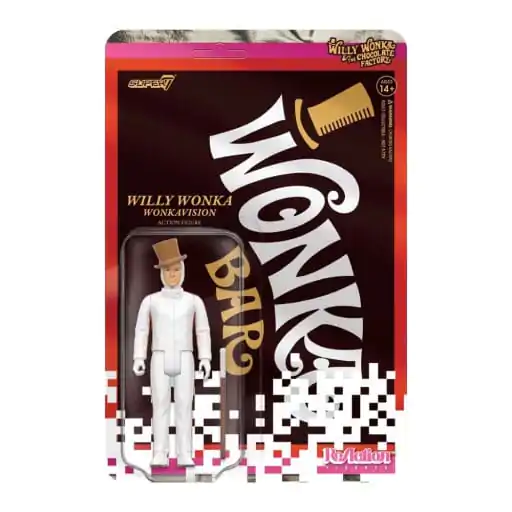 Willy Wonka i Fabryka Czekolady (1971) ReAction Figurka Akcji Seria 03 Willy Wonka (Biały Garnitur) 10 cm zdjęcie produktu