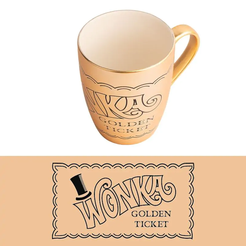 Kubek Willy Wonka Golden Ticket 350ml zdjęcie produktu