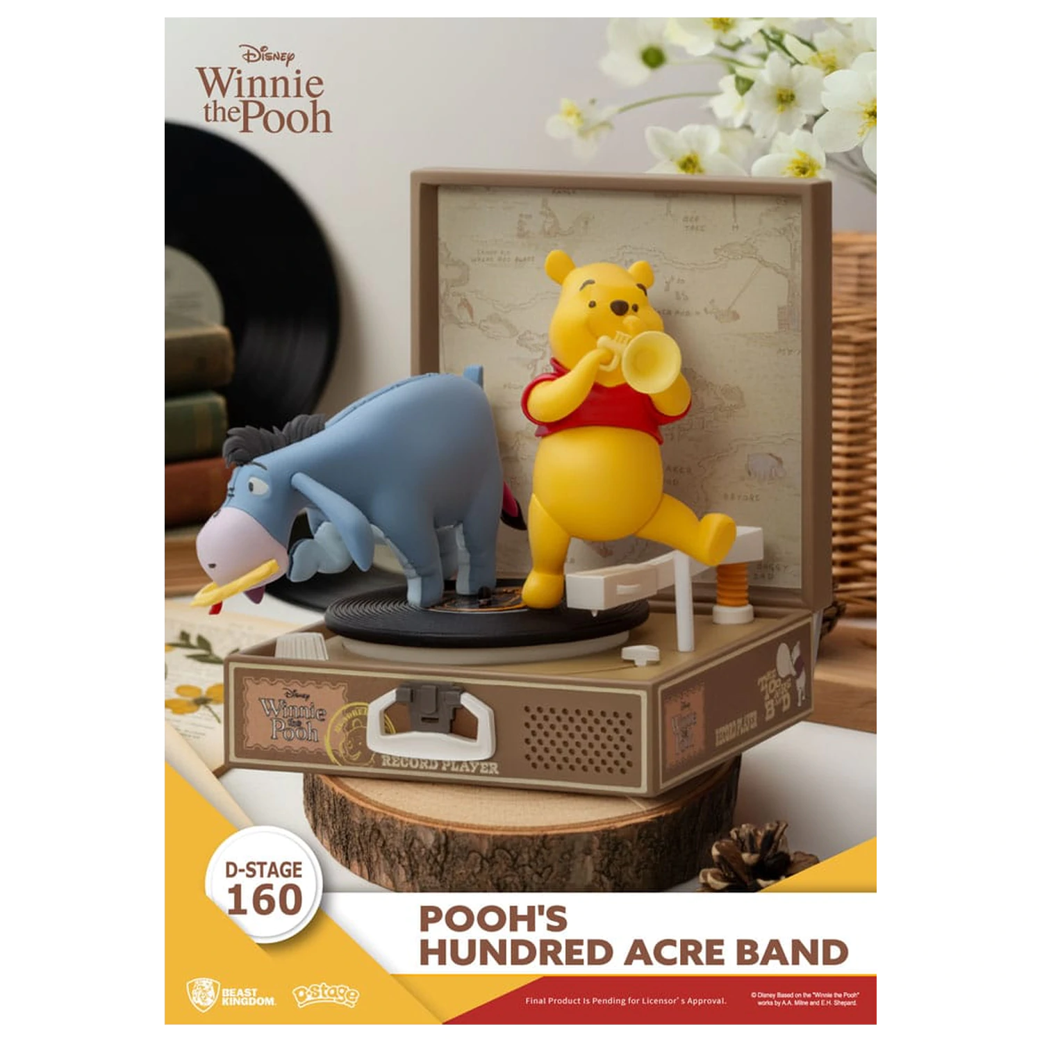Figurka PVC Winnie the Pooh Record Player Series Pooh's Hundred Acre Band 12 cm zdjęcie produktu