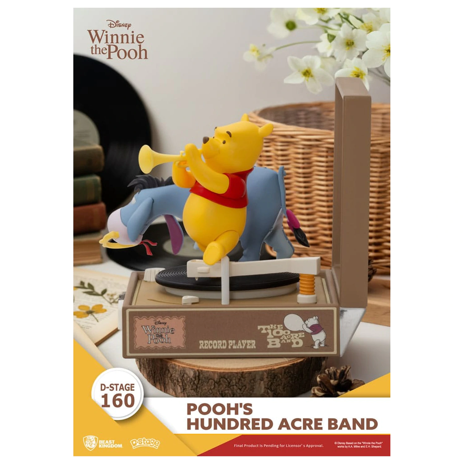 Figurka PVC Winnie the Pooh Record Player Series Pooh's Hundred Acre Band 12 cm zdjęcie produktu